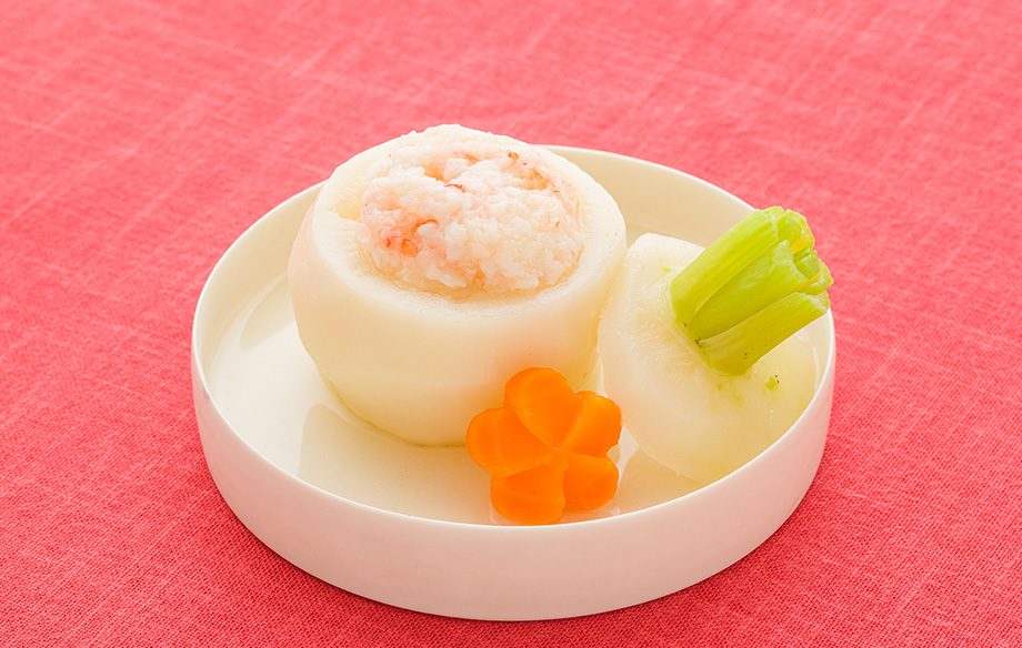 カブのエビしんじょ
